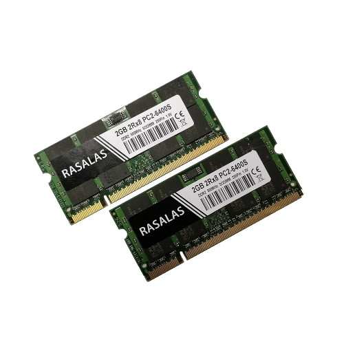 ОЗУ So-Dimm 4Gb PC2-6400, DDR2-800 Rasalas/ Elpida E1108ACBG-6E-E (Kit 2x2Gb) 