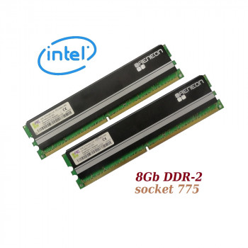 ОЗУ Dimm 8Gb PC2-6400(800)DDR2 Aeneon Xtune AXT960UD20-25D (Kit 2x4Gb)
