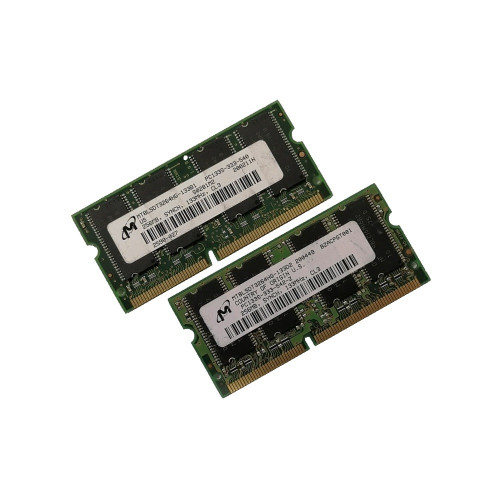 ОЗУ So-Dimm 512Mb PC-133, 144-pin, SDRAM Micron MT8LSDT3264HG-133xx (Kit 2x256Mb)