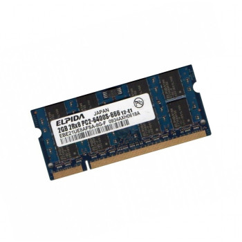 ОЗУ So-Dimm 2Gb PC2-6400, DDR2-800 Elpida EBE21UE8AFSA-8G-F