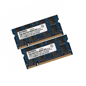 ОЗУ So-Dimm 4Gb PC2-6400, DDR2-800 Elpida EBE21UE8AFSA-8G-F (Kit 2x2Gb)