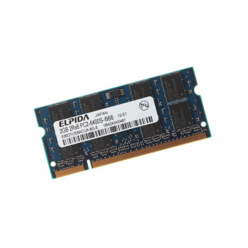 ОЗУ So-Dimm 2Gb PC2-6400, DDR2-800 Elpida EBE21UE8ACUA-8G-E