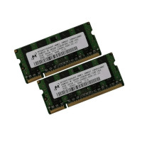 ОЗУ So-Dimm 4Gb PC2-6400, DDR2-800 Micron MT16HTF25664HY-800C1(Kit 2x2Gb)