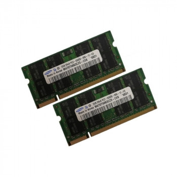ОЗУ So-Dimm 4Gb PC2-5300, DDR2-667 Samsung M470T5663CZ3-CE6 (Kit 2x2Gb) 