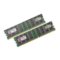 ОЗУ Dimm 1Gb PC-3200(400)DDR Kingston KVR400X64C3A/512  99U5192-068.A01LF (Kit 2x512Mb)