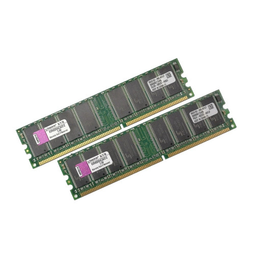 ОЗУ Dimm 1Gb PC-3200(400)DDR Kingston KVR400X64C3A/512  99U5192-068.A01LF (Kit 2x512Mb)