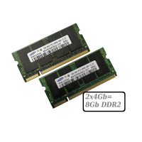 ОЗУ So-Dimm 8Gb PC2-6400, DDR2-800 Samsung M470T5267AZ3-CF7 (Kit 2x4Gb) 