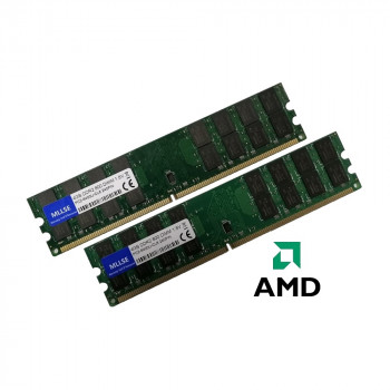 ОЗУ Dimm 8Gb PC2-6400(800)DDR2 Milse / Hynix HY5PS1G431CFP-Y5 (для AMD) (Kit 2x4Gb)
