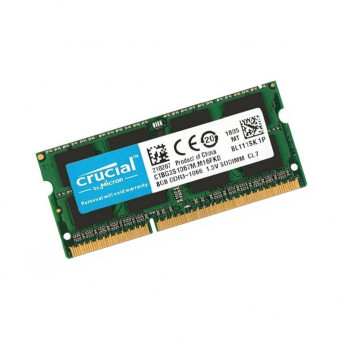 ОЗУ So-Dimm 8Gb PC3-8500s, DDR3-1066, Crucial CT8G3S1067M.M16FKD