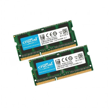 ОЗУ So-Dimm 16Gb PC3-8500s, DDR3-1066, Crucial CT8G3S1067M.M16FKD (Kit 2x8Gb)