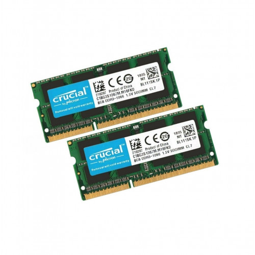 ОЗУ So-Dimm 16Gb PC3-8500s, DDR3-1066, Crucial CT8G3S1067M.M16FKD (Kit 2x8Gb)