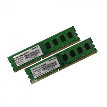 ОЗУ Dimm 16Gb PC3-12800(1600)DDR3 Patriot PSD38G160002 PS000986 (Kit 2x8Gb) 