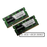 ОЗУ So-Dimm 8Gb PC2-5300, DDR2-667 Rasalas/Micron IYC22D9MTG (Kit 2x4Gb) 