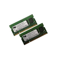 ОЗУ  So-Dimm 1Gb PC2-5300, DDR2-667 ProMOS V916764B24QCFW-F5 (Kit 2x512Mb)