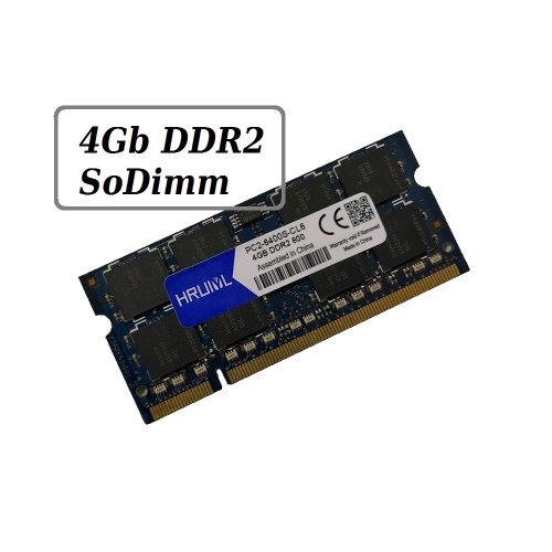 ОЗУ So-Dimm 4Gb PC2-6400, DDR2-800 Hruml/ Hynix H5PS2G83AFR01S6C