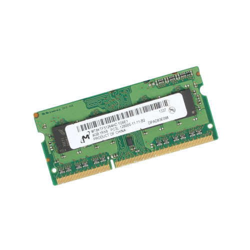 ОЗУ So-Dimm 4Gb PC3L-12800s, DDR3L-1600, Micron MT8KTF51264HZ-1G6E1