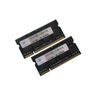 ОЗУ So-Dimm 4Gb PC2-5300, DDR2-667 Nanya NT2GT64U8HD0BN-3C (Kit 2x2Gb) 