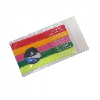 Стяжки-липучки для проводов PC Nanny, Cable Tie, 5шт