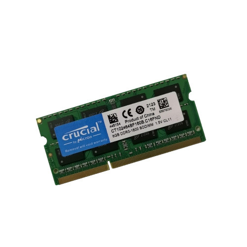 ОЗУ So-Dimm 8Gb PC3-12800s, DDR3-1600, Crucial CT1024BF160B.C16FND