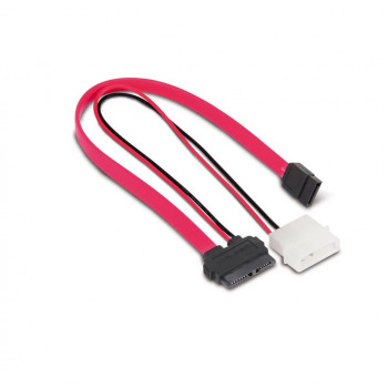 Шлейф переходник SATA 6pin/7pin SlimLine SATA PowerMex красный