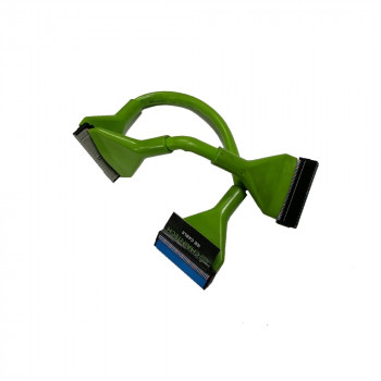 Шлейф управления IDE UDMA 100/133 3-разьема, 80-pin, 50см, зеленый , Chaintech 12CF1-2ID133-53R