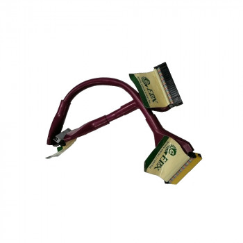 Шлейф управления IDE UDMA 100/133 3-разьема, 80-pin, 50см, бордовый , Epox 12CF3-2ID133-55R