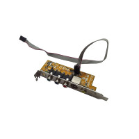 порт для системной платы 4хRCA + SVHS , Asus HDTV/AV/S rev1.00g 
