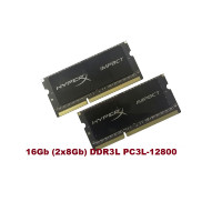 ОЗУ So-Dimm 16Gb PC3L-12800, DDR3L-1600, KingSton HyperX HX316LS9IВ/8 99Р5471-016.A00LF (Kit 2x8Gb)