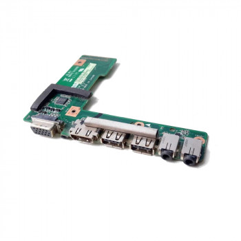 переходник USB+Jack+HDMI+VGA Asus K52JR_IO_Board Rev:2.1, 60-NXNI01000 для Asus K52