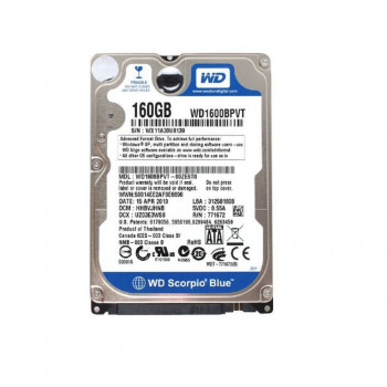 Винчестер 2,5" 160Gb SATA WD Blue WD1600BPVT-00ZEST0 