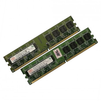 ОЗУ Dimm 2Gb PC2-5300(667)DDR2 Hynix HYMP512U64CP8-Y5 (Kit 2x1Gb) 
