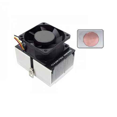 Охлаждение Intel socket 370 / AMD socket 462, Thermaltake Volcano 6 Cu+, Al+Cu
