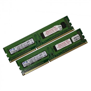ОЗУ Dimm 4Gb PC3-10600(1333)DDR3 Samsung M378B5770CH0-CH9  (Kit 2x2Gb)