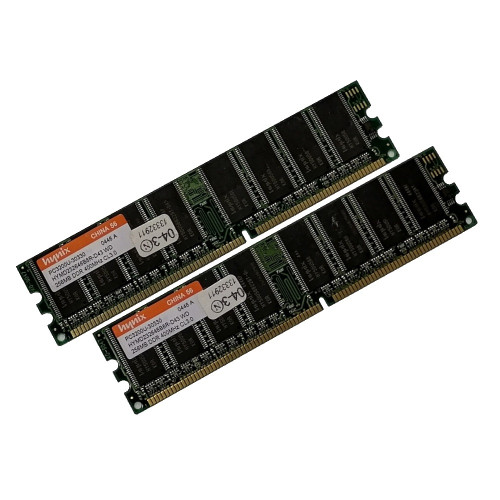 ОЗУ Dimm 512Mb PC-3200(400)DDR Hynix HYMD232646B8R-D43 WD  (Kit 2x256Mb)
