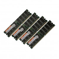 ОЗУ Dimm 1Gb PC-3200(400)DDR Hynix HYMD232646B8R-D43 WD (Kit 4x256Mb)