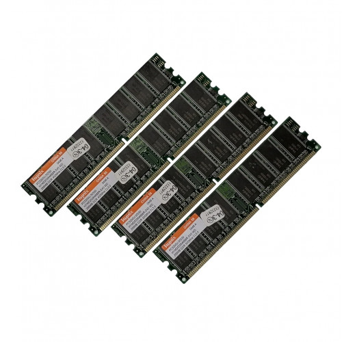 ОЗУ Dimm 1Gb PC-3200(400)DDR Hynix HYMD232646B8R-D43 WD (Kit 4x256Mb)