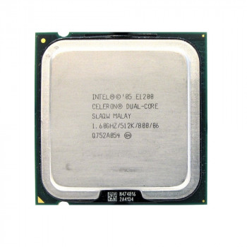процессор сокет 775 Celeron Dual-Core E1200 1,6/512/800 SLAQW, oem