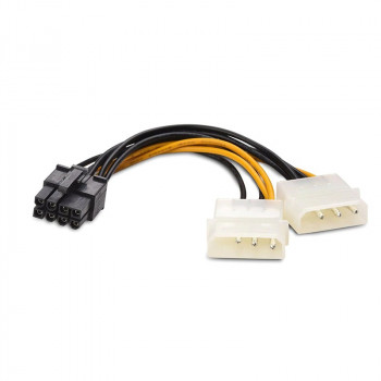 переходник 8-pin -Molex x2 Afox CC-PSU-MOU8