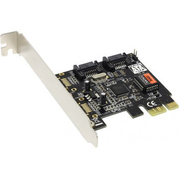 б/у контроллер PCI-E 2xSATA Silicon Image
