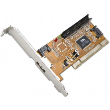 б/у контроллер PCI 2xSATA + E-SATA + IDE VIA VT6421A