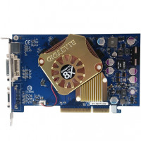 б/у Видеокарта AGP 128Mb Fx6600Gt GigaByte GA-N66T128D
