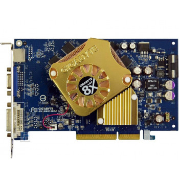б/у Видеокарта AGP 128Mb Fx6600 Gigabyte