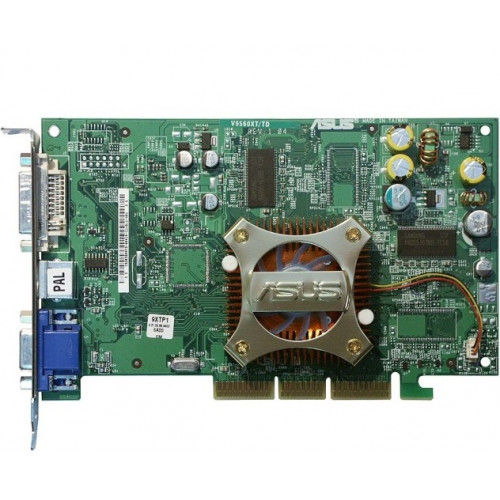 Видеокарта AGP 128Mb Fx5600Xt Asus V9560XT/TD/P/128M/A