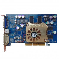 б/у Видеокарта AGP 128Mb Fx5700 GigaByte