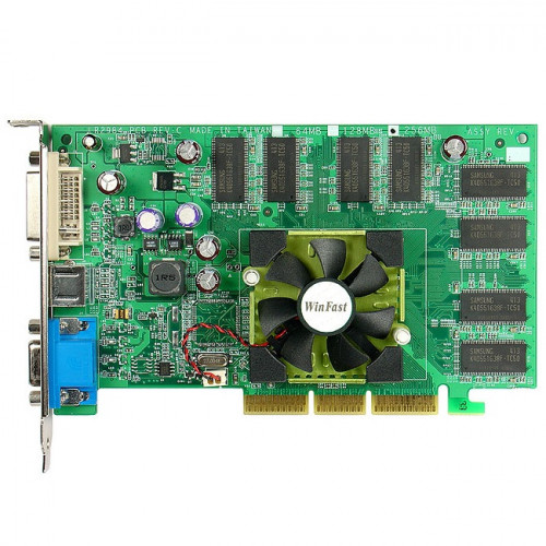 Видеокарта AGP 128Mb Fx5700  WinFast A360/TDH/SI