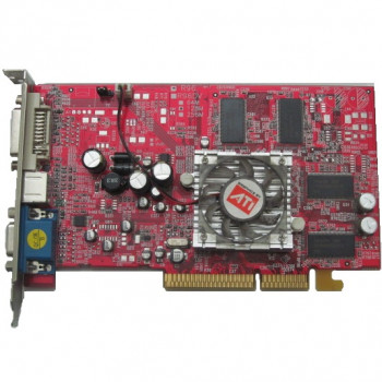 б/у Видеокарта AGP 256Mb ATI Radeon 9600Pro PowerColor 