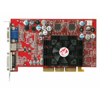 б/у Видеокарта AGP 128Mb ATI Radeon 9500 PowerColor