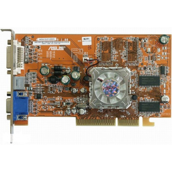 б/у Видеокарта AGP 128Mb ATI Radeon  Asus A9550