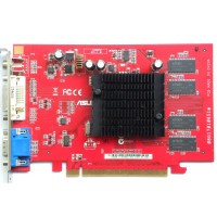 б/у Видеокарта PCI-E 128Mb ATI Radeon x300Se Asus 