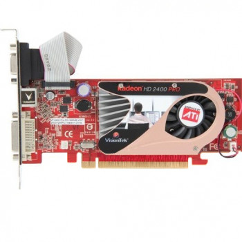 б/у Видеокарта PCI-E 256Mb ATI Radeon HD2400Pro VisionTek 